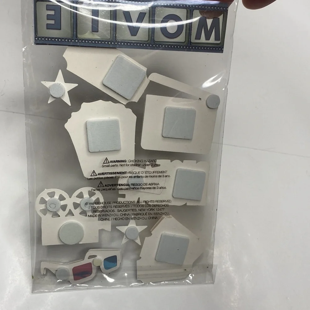 Crafts Scrapbook 3D Stickers Movie and Fair Bundle of 2